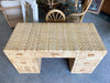 Island Style Rattan Wrapped Desk