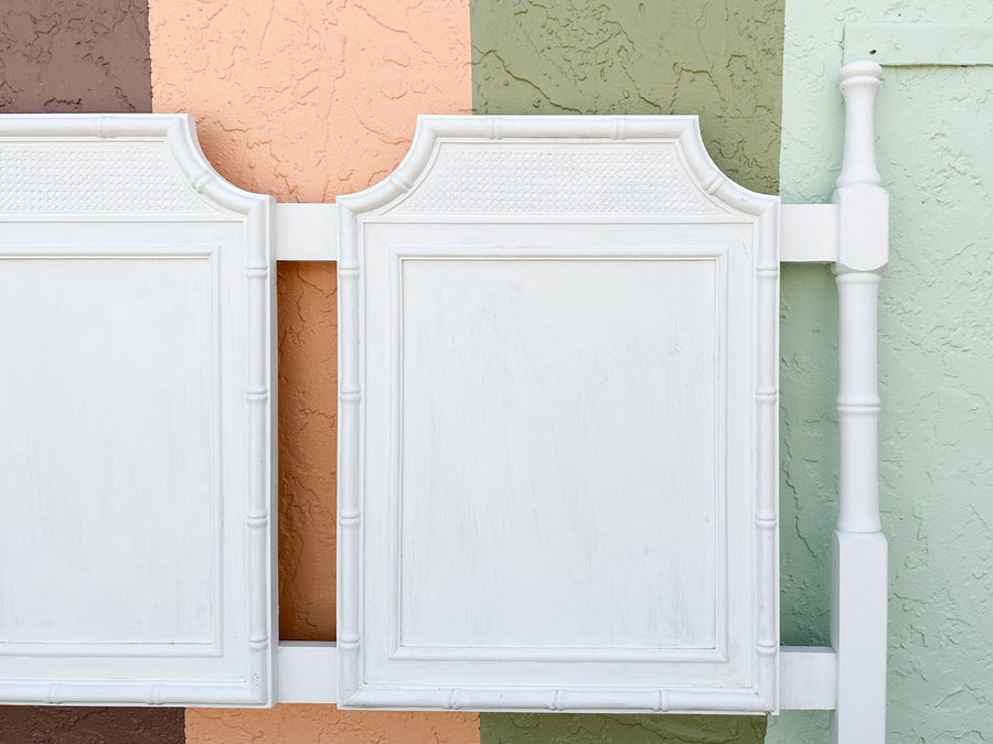 Palm Beach Chic Faux Bamboo King Headboard