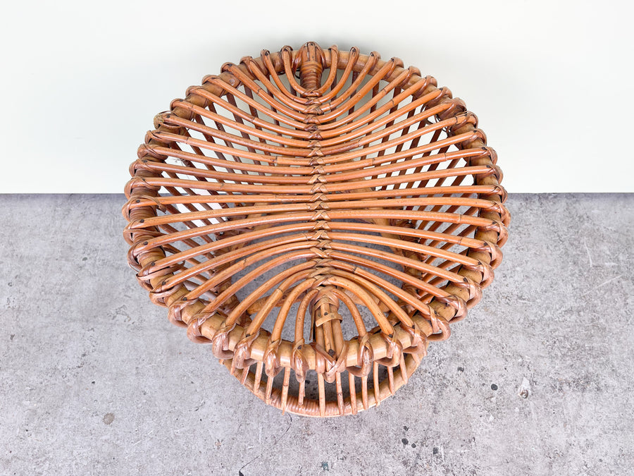 Albini Style Rattan Side Table