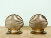 Kips Bay Show House Brass Shell Bookends