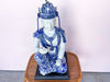 Fab Blue and White Buddha Lamp