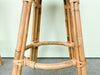 Pair of Modern Rattan Bar Stools