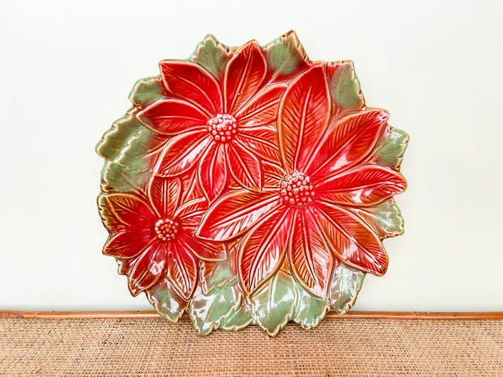 Poinsettia Plate