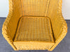 Happy Yellow Braided Rattan Chair