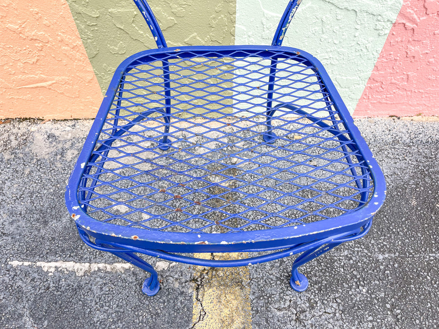 Palm Beach Chic Lattice Iron Bistro Set
