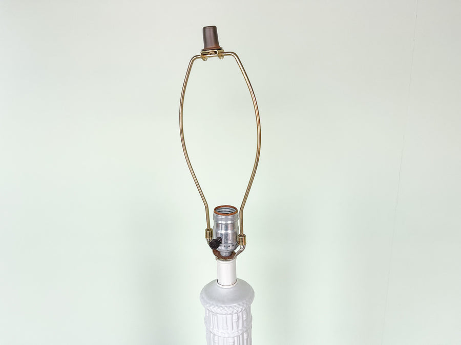 Kips Bay Show House Italian Faux Bamboo Lamp