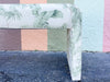 Kips Bay Show House Upholstered Palm Tree Bench