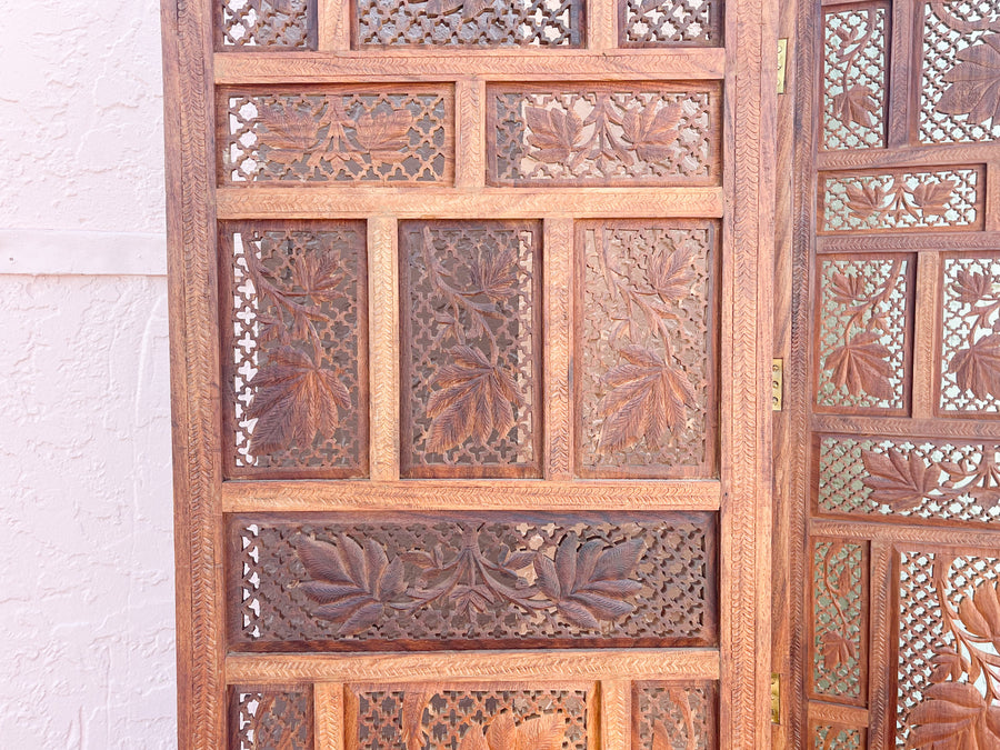 Moroccan Chic Four Panel Screen