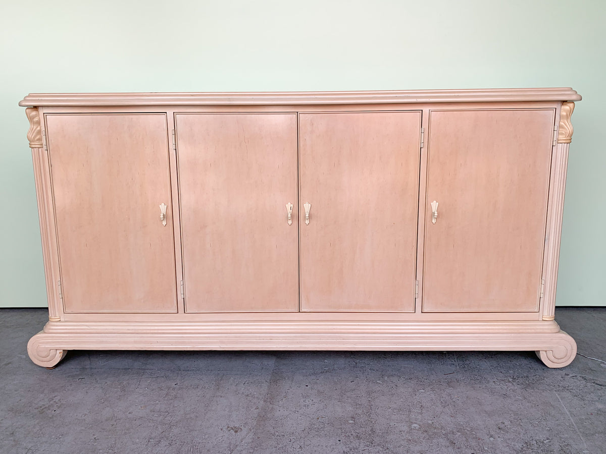 Art Deco Chic Shell Credenza