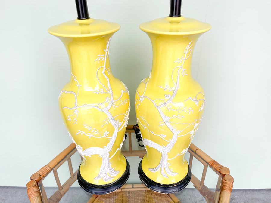 Pair of Canary Yellow Icing Lamps