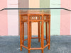 Tortoiseshell Brighton Style Rattan Dining Table