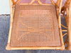 Set of Eight Italian Chippendale Rattan Dining Chairs