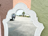 Moroccan Chic White Seagrass Mirror