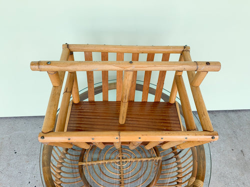 1940’s Bamboo Magazine Rack