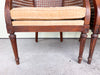 Pair of Cane Back Barrel Chairs