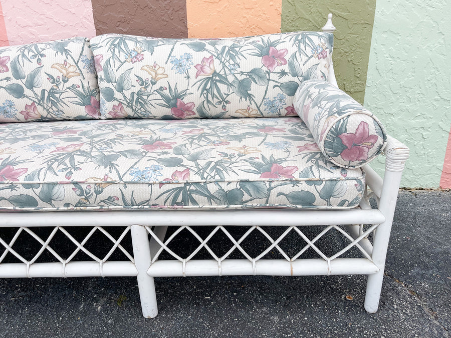Palm Beach Chic Ficks Reed Rattan Sofa