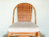 Rattan Wrapped Desk and Chair