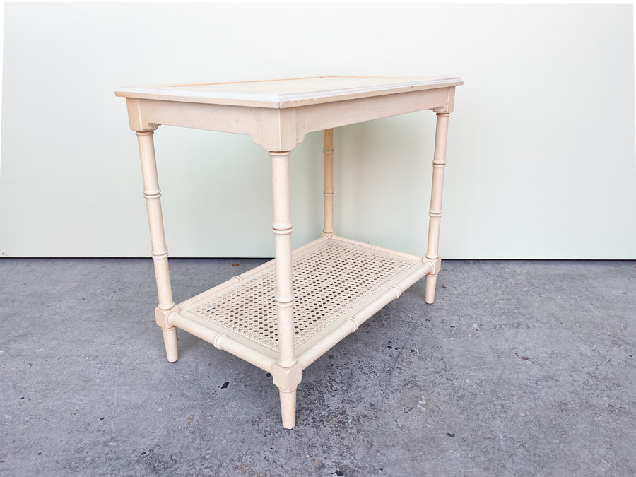 Palm Beach Chic Faux Bamboo Nesting Tables