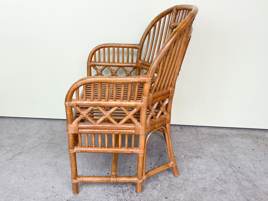 Pair of Brighton Style Rattan Chairs