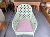Palm Beach Mint Lounge Chair and Ottoman