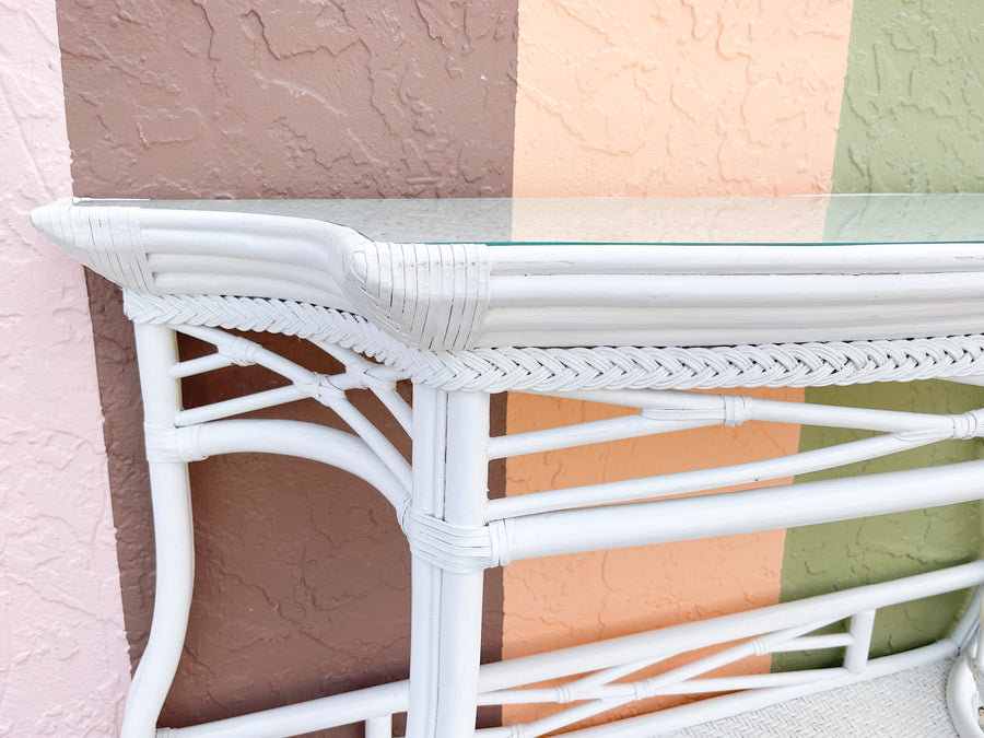Palm Beach Chic Braided Console