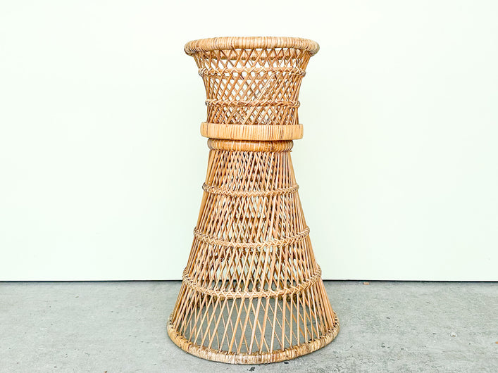 Buri Rattan Plant Stand