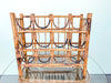 Tortoiseshell Rattan Wine Rack