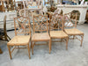 Pair of Faux Bamboo and Cane Chairs