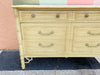 Yellow Thomasville Faux Bamboo Double Dresser