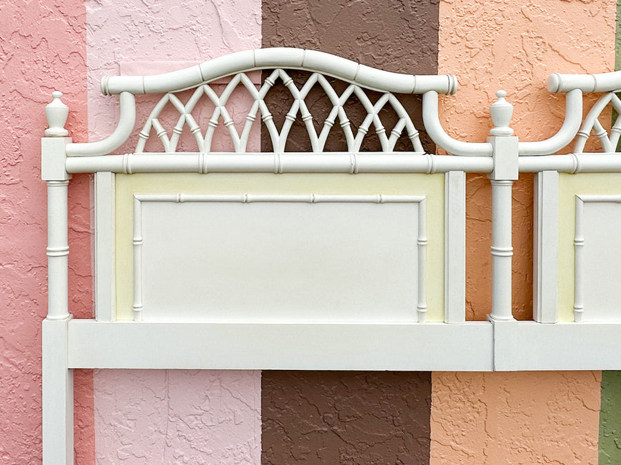 Palm Beach Chic Faux Bamboo King Headboard