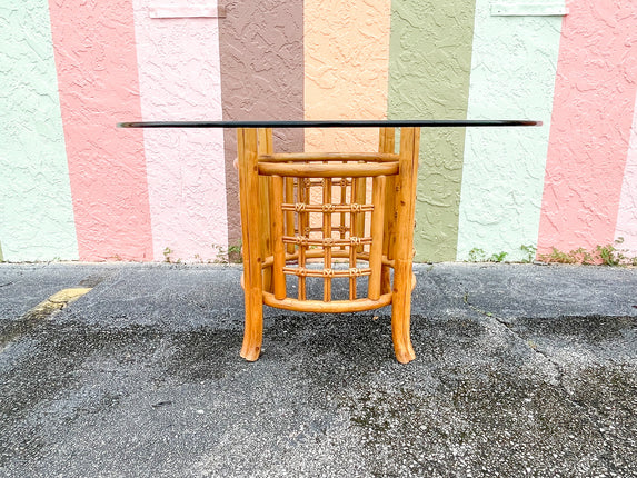 Coastal Rattan Dining Table