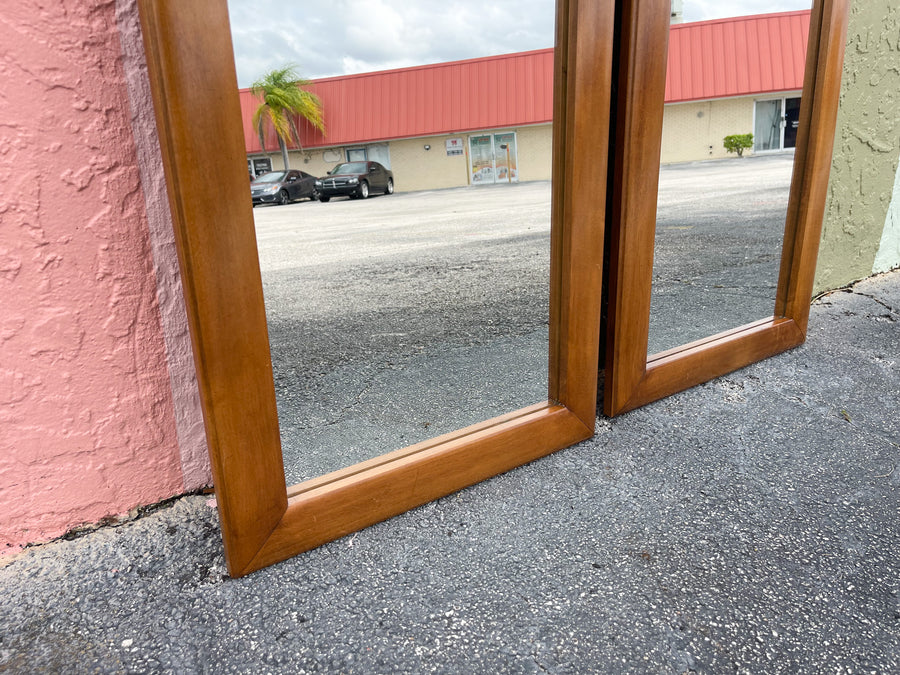 Pair of Fretwork Mirrors