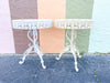 Pair of Tassel and Flower Side Tables