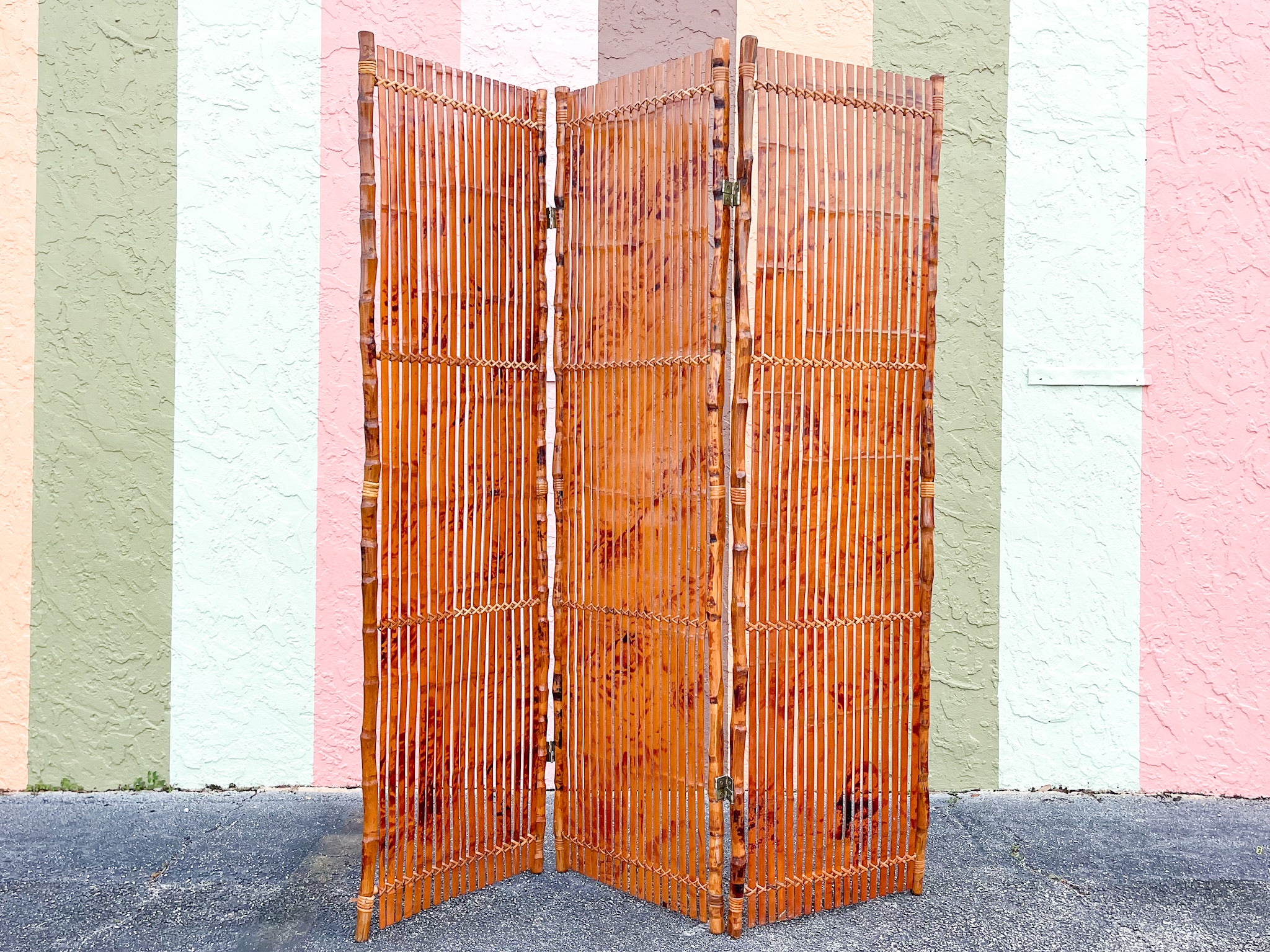 Pvc Rattan Screen Palm Beach Regency