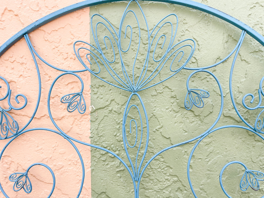 Pair of Whimsical Metal Screens