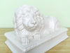 Italian Ceramic Lion Trinket Box