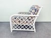 Ficks Reed Rattan Lattice Lounge Chair