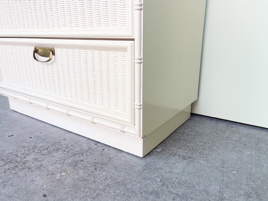 Palm Beach Chic Faux Bamboo Chest