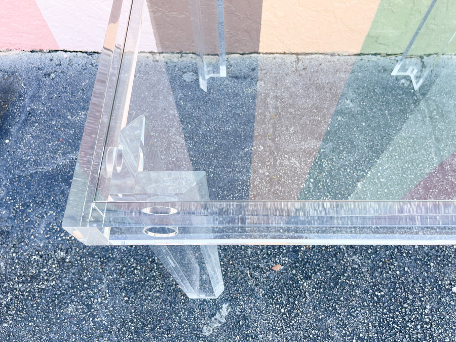 Fabulous Lucite Game Table