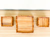 Set of Eight Bamboo Trays