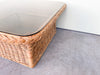 Braided Rattan Coffee Table