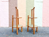 Pair of Old Florida Rattan Plant Stands