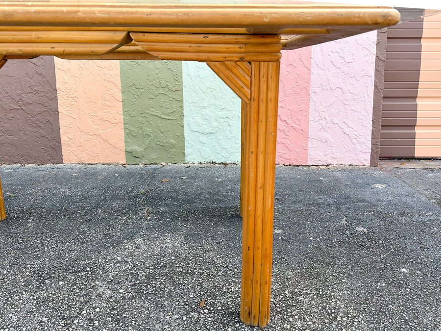 Warehouse Wednesday: Grid Top Rattan Dining Table