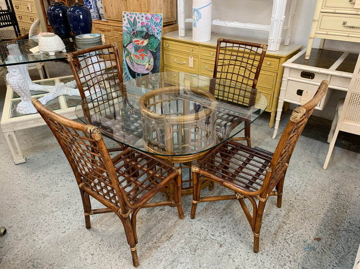 Island Style Table and Four Chairs