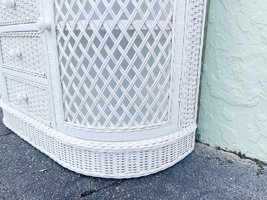 Palm Beach Chic Wicker Server