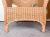 Pair of Wicker Arm Chairs