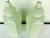 Pair of Ceramic Celadon Lamps