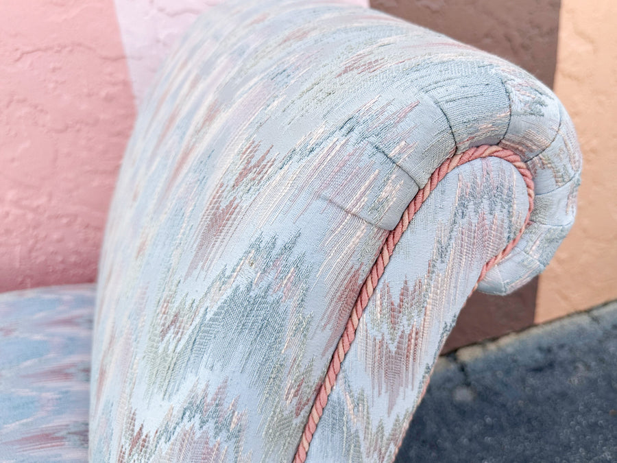 Pair of Upholstered Slipper Chairs
