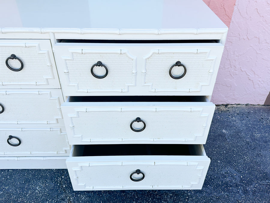 Palm Beach Chic Faux Bamboo Dresser