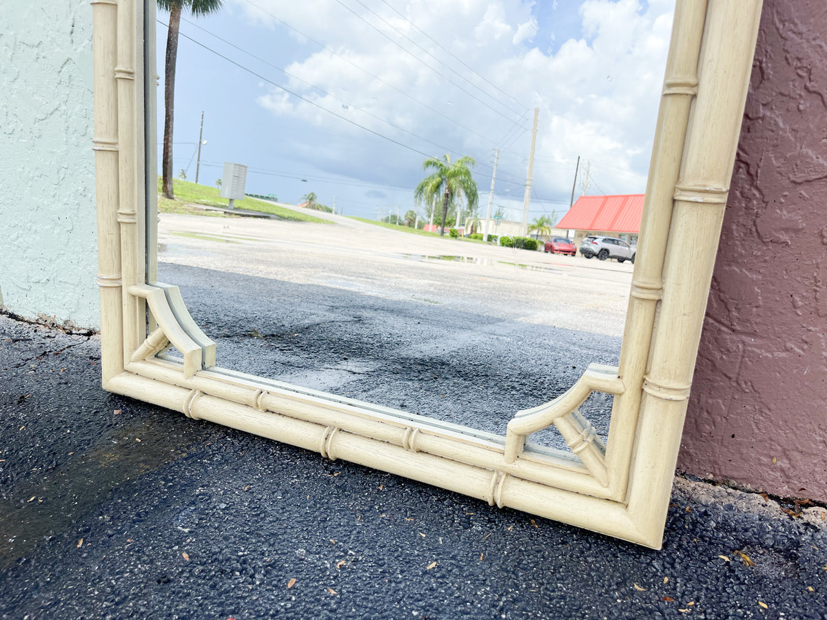 Thomasville Faux Bamboo Mirror